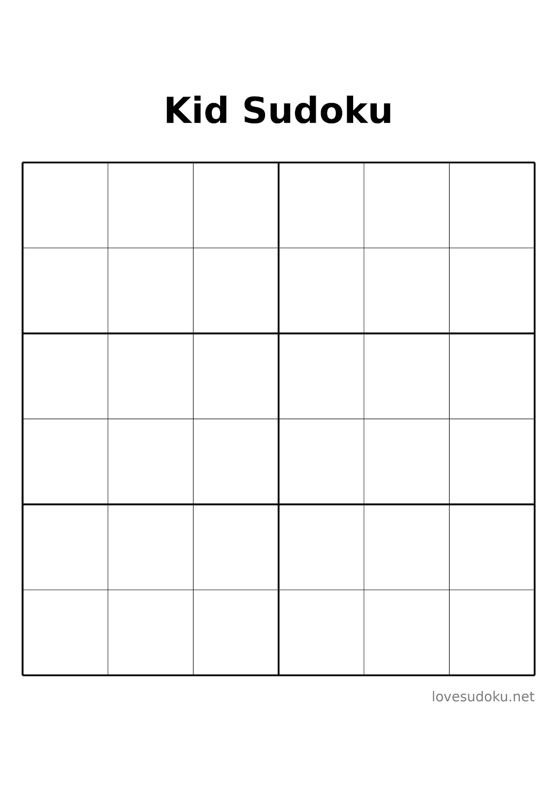 free sudoku 6 per page printable